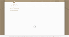 Desktop Screenshot of hotelcolonne.it